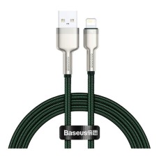 USB кабель Baseus CALJK-A06 Apple iPhone SE 2022, iPhone 14 Pro Max, iPhone 14 Plus, iPhone 14 Pro, iPhone 14, iPhone 13 Pro, iPhone 13 Mini, iPhone 13, iPhone 13 Pro Max, iPhone 12 Mini, iPhone 12 Pro Max, Lightning, 1.0 м., Зелений