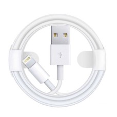 USB кабель Foxconn Apple iPhone SE 2022, iPhone 14 Pro Max, iPhone 14 Plus, iPhone 14 Pro, iPhone 14, iPhone 13 Pro, iPhone 13 Mini, iPhone 13, iPhone 13 Pro Max, iPhone 12 Mini, iPhone 12 Pro Max, iPhone 12 Pro, Lightning, 1.0 м., Білий