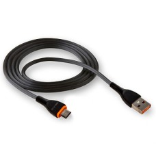 USB кабель Walker C565, MicroUSB, 1.0 м., Чорний