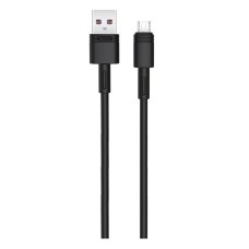 USB кабель XO NB-Q166, MicroUSB, 1.0 м., Чорний