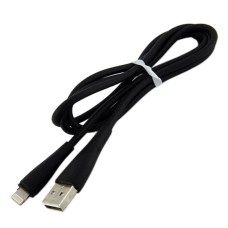 USB кабель Walker C305 Apple iPhone SE 2022, iPhone 14 Pro Max, iPhone 14 Plus, iPhone 14 Pro, iPhone 14, iPhone 13 Pro, iPhone 13 Mini, iPhone 13, iPhone 13 Pro Max, iPhone 12 Mini, iPhone 12 Pro Max, iPhone 12 Pro, Lightning, 1.0 м., Чорний