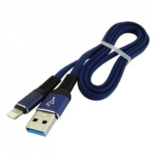 USB кабель WALKER C750 Apple iPhone SE 2022, iPhone 14 Pro Max, iPhone 14 Plus, iPhone 14 Pro, iPhone 14, iPhone 13 Pro, iPhone 13 Mini, iPhone 13, iPhone 13 Pro Max, iPhone 12 Mini, iPhone 12 Pro Max, iPhone 12 Pro, Lightning, Синій