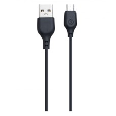 USB кабель XO NB103, MicroUSB, 2.0 м., Чорний