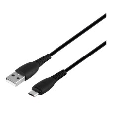 USB кабель XO NB-P163, MicroUSB, Чорний