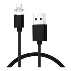 USB кабель Clip-On Apple iPhone SE 2022, iPhone 14 Pro Max, iPhone 14 Plus, iPhone 14 Pro, iPhone 14, iPhone 13 Pro, iPhone 13 Mini, iPhone 13, iPhone 13 Pro Max, iPhone 12 Mini, iPhone 12 Pro Max, iPhone 12 Pro, Lightning, 1.0 м., China, Чорний