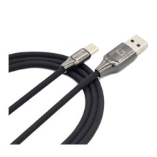 USB кабель iZi PM-11, Type-C, 1.0 м., Чорний