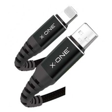 USB кабель X.One Zoom Features Apple iPhone 12 Mini, iPhone 12 Pro Max, iPhone 12 Pro, iPhone 12, iPhone SE 2020, iPad PRO 9.7 2018, iPhone 11 Pro Max, iPhone 11 Pro, iPhone 11, iPad Pro 11 2019, iPad Pro 11 2018, Type-C, 1.0 м., Чорний