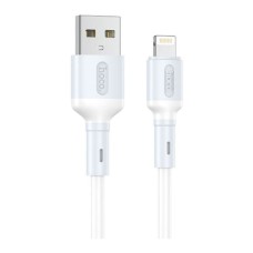 USB кабель Hoco X65 Apple iPhone SE 2022, iPhone 14 Pro Max, iPhone 14 Plus, iPhone 14 Pro, iPhone 14, iPhone 13 Pro, iPhone 13 Mini, iPhone 13, iPhone 13 Pro Max, iPhone 12 Mini, iPhone 12 Pro Max, iPhone 12 Pro, Lightning, 1.0 м., Білий