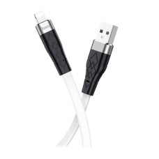 USB кабель Hoco X53 Apple iPhone SE 2022, iPhone 14 Pro Max, iPhone 14 Plus, iPhone 14 Pro, iPhone 14, iPhone 13 Pro, iPhone 13 Mini, iPhone 13, iPhone 13 Pro Max, iPhone 12 Mini, iPhone 12 Pro Max, iPhone 12 Pro, Lightning, 1.0 м., Білий