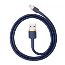 USB кабель Baseus CALKLF-CV3 Cafule Apple iPhone SE 2022, iPhone 14 Pro Max, iPhone 14 Plus, iPhone 14 Pro, iPhone 14, iPhone 13 Pro, iPhone 13 Mini, iPhone 13, iPhone 13 Pro Max, iPhone 12 Mini, iPhone 12 Pro Max, Lightning, 2.0 м., Синій