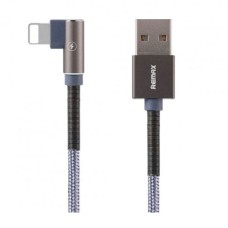 USB кабель Remax RC-119i Apple iPhone SE 2022, iPhone 14 Pro Max, iPhone 14 Plus, iPhone 14 Pro, iPhone 14, iPhone 13 Pro, iPhone 13 Mini, iPhone 13, iPhone 13 Pro Max, iPhone 12 Mini, iPhone 12 Pro Max, Lightning, Original, 1.0 м., Сірий