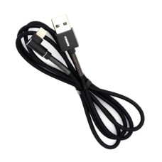 USB кабель Remax RC-119i Apple iPhone SE 2022, iPhone 14 Pro Max, iPhone 14 Plus, iPhone 14 Pro, iPhone 14, iPhone 13 Pro, iPhone 13 Mini, iPhone 13, iPhone 13 Pro Max, iPhone 12 Mini, iPhone 12 Pro Max, Lightning, Original, 1.0 м., Чорний