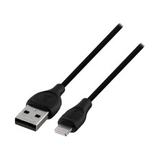 USB кабель Remax RC-160i Lesu Pro Apple iPhone SE 2022, iPhone 14 Pro Max, iPhone 14 Plus, iPhone 14 Pro, iPhone 14, iPhone 13 Pro, iPhone 13 Mini, iPhone 13, iPhone 13 Pro Max, iPhone 12 Mini, iPhone 12 Pro Max, Lightning, Чорний