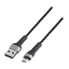 USB кабель Remax RC-124m Jany, MicroUSB, Чорний