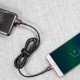 USB кабель Baseus CAMKLF-B91 Cafule, MicroUSB, 1.0 м., Черный