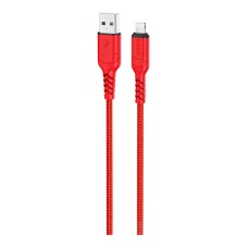 USB кабель Hoco X59 Apple iPhone SE 2022, iPhone 14 Pro Max, iPhone 14 Plus, iPhone 14 Pro, iPhone 14, iPhone 13 Pro, iPhone 13 Mini, iPhone 13, iPhone 13 Pro Max, iPhone 12 Mini, iPhone 12 Pro Max, iPhone 12 Pro, Lightning, 1.0 м., Червоний