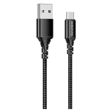 USB кабель Borofone BX54, MicroUSB, 1.0 м., Чорний