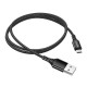 USB кабель Borofone BX54, MicroUSB, 1.0 м., Чорний