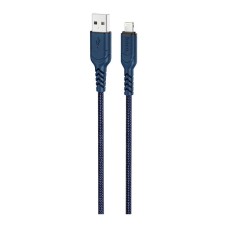 USB кабель Hoco X59 Apple iPhone SE 2022, iPhone 14 Pro Max, iPhone 14 Plus, iPhone 14 Pro, iPhone 14, iPhone 13 Pro, iPhone 13 Mini, iPhone 13, iPhone 13 Pro Max, iPhone 12 Mini, iPhone 12 Pro Max, iPhone 12 Pro, Lightning, 1.0 м., Синій