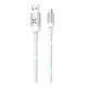 USB кабель Hoco U63 Spirit, MicroUSB, 1.2 м., Білий