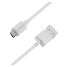 USB кабель Borofone BX22, MicroUSB, 1.0 м., Білий