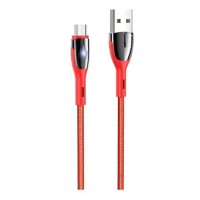 USB кабель Hoco U89 Safeness, MicroUSB, 1.2 м., Красный