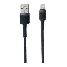 USB кабель Baseus CALKLF-C Apple iPhone SE 2022, iPhone 14 Pro Max, iPhone 14 Plus, iPhone 14 Pro, iPhone 14, iPhone 13 Pro, iPhone 13 Mini, iPhone 13, iPhone 13 Pro Max, iPhone 12 Mini, iPhone 12 Pro Max, Lightning, 2.0 м., Чорний