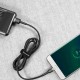 USB кабель Baseus CAMKLF-CG1 Cafule, MicroUSB, 2.0 м., Черный