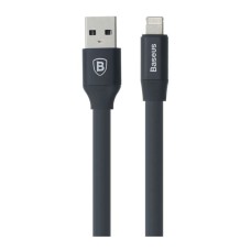 USB кабель Baseus CALMBJ-B Apple iPhone SE 2022, iPhone 14 Pro Max, iPhone 14 Plus, iPhone 14 Pro, iPhone 14, iPhone 13 Pro, iPhone 13 Mini, iPhone 13, iPhone 13 Pro Max, iPhone 12 Mini, iPhone 12 Pro Max, Lightning, 0.23 м., Чорний