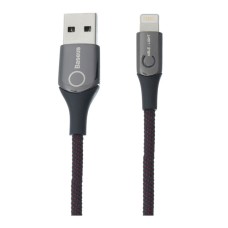 USB кабель Baseus CALCD Apple iPhone SE 2022, iPhone 14 Pro Max, iPhone 14 Plus, iPhone 14 Pro, iPhone 14, iPhone 13 Pro, iPhone 13 Mini, iPhone 13, iPhone 13 Pro Max, iPhone 12 Mini, iPhone 12 Pro Max, iPhone 12 Pro, Lightning, Чорний