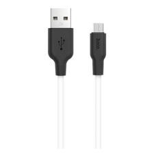 USB кабель Hoco X21 Plus, MicroUSB, 1.0 м., Чорний