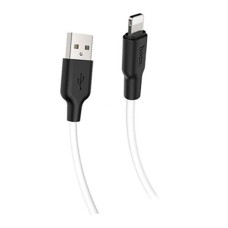 USB кабель Hoco X21 Plus Apple iPhone SE 2022, iPhone 14 Pro Max, iPhone 14 Plus, iPhone 14 Pro, iPhone 14, iPhone 13 Pro, iPhone 13 Mini, iPhone 13, iPhone 13 Pro Max, iPhone 12 Mini, iPhone 12 Pro Max, iPhone 12 Pro, Lightning, 1.0 м., Чорний