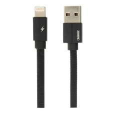 USB кабель Remax RC-094i Kerolla Apple iPhone SE 2022, iPhone 14 Pro Max, iPhone 14 Plus, iPhone 14 Pro, iPhone 14, iPhone 13 Pro, iPhone 13 Mini, iPhone 13, iPhone 13 Pro Max, iPhone 12 Mini, Lightning, Original, 1.0 м., Чорний