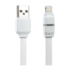 USB кабель Remax RC-029i Breathe Apple iPhone SE 2022, iPhone 14 Pro Max, iPhone 14 Plus, iPhone 14 Pro, iPhone 14, iPhone 13 Pro, iPhone 13 Mini, iPhone 13, iPhone 13 Pro Max, iPhone 12 Mini, Lightning, Original, 1.0 м., Білий