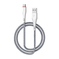 USB кабель Borofone BX25 Powerful, MicroUSB, 1.0 м., Білий