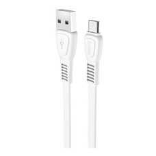 USB кабель Hoco X40 Noah, MicroUSB, 1.0 м., Білий