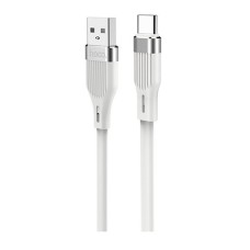 USB кабель Hoco U72 Forest Silicone, Type-C, 1.2 м., Білий