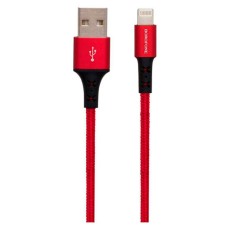 USB кабель Borofone BX20 Apple iPhone SE 2022, iPhone 14 Pro Max, iPhone 14 Plus, iPhone 14 Pro, iPhone 14, iPhone 13 Pro, iPhone 13 Mini, iPhone 13, iPhone 13 Pro Max, iPhone 12 Mini, iPhone 12 Pro Max, iPhone 12 Pro, Lightning, Червоний