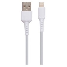 USB кабель Borofone BX16 Apple iPhone SE 2022, iPhone 14 Pro Max, iPhone 14 Plus, iPhone 14 Pro, iPhone 14, iPhone 13 Pro, iPhone 13 Mini, iPhone 13, iPhone 13 Pro Max, iPhone 12 Mini, iPhone 12 Pro Max, iPhone 12 Pro, Lightning, 1.0 м., Білий