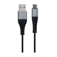USB кабель Hoco X38 Cool, MicroUSB, Черный