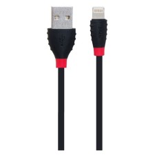 USB кабель Hoco X27 Excellent Apple iPhone SE 2022, iPhone 14 Pro Max, iPhone 14 Plus, iPhone 14 Pro, iPhone 14, iPhone 13 Pro, iPhone 13 Mini, iPhone 13, iPhone 13 Pro Max, iPhone 12 Mini, iPhone 12 Pro Max, iPhone 12 Pro, Lightning, Чорний