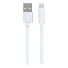 USB кабель Remax RC-094i Kerolla Apple iPhone SE 2022, iPhone 14 Pro Max, iPhone 14 Plus, iPhone 14 Pro, iPhone 14, iPhone 13 Pro, iPhone 13 Mini, iPhone 13, iPhone 13 Pro Max, iPhone 12 Mini, Lightning, Original, 1.0 м., Білий