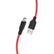 USB кабель Hoco X21 Plus Silicone, MicroUSB, 2.0 м., Черный