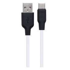 USB кабель Hoco X21 Plus Silicone, Type-C, 0.25 м., Чорний