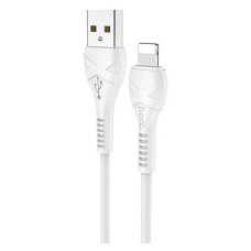 USB кабель Hoco X37 Cool Power Apple iPhone SE 2022, iPhone 14 Pro Max, iPhone 14 Plus, iPhone 14 Pro, iPhone 14, iPhone 13 Pro, iPhone 13 Mini, iPhone 13, iPhone 13 Pro Max, iPhone 12 Mini, iPhone 12 Pro Max, Lightning, 1.0 м., Білий