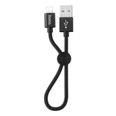 USB кабель Hoco X35 Premium Charging Apple iPhone SE 2022, iPhone 14 Pro Max, iPhone 14 Plus, iPhone 14 Pro, iPhone 14, iPhone 13 Pro, iPhone 13 Mini, iPhone 13, iPhone 13 Pro Max, iPhone 12 Mini, iPhone 12 Pro Max, Lightning, 0.25 м., Чорний