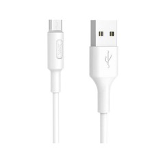 USB кабель Hoco X25 Soarer, MicroUSB, 1.0 м., Білий