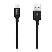 USB кабель Hoco X14 Times Speed, MicroUSB, 2.0 м., Чорний