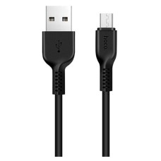 USB кабель Hoco X13 Easy Charged, MicroUSB, 1.0 м., Чорний