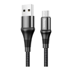 USB кабель Hoco X50 Excellent, MicroUSB, 1.0 м., Чорний